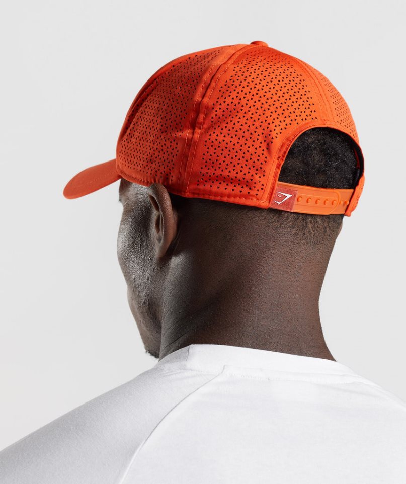 Gymshark Mesh Trucker Caps Orange | NZ 0DFQBP